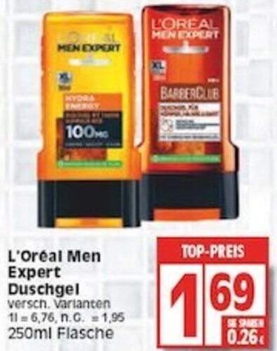 L Or Al Men Expert Duschgel Ml Flasche Angebot Bei Edeka