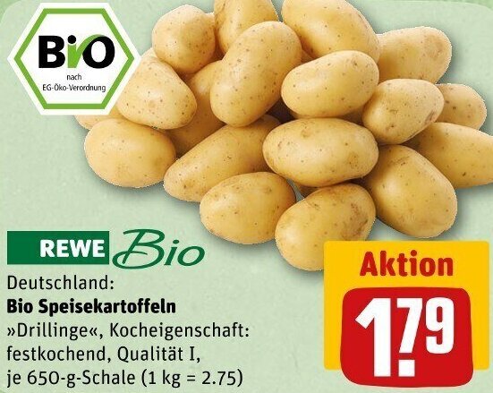 Bio Speisekartoffeln G Schale Angebot Bei Rewe