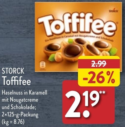 Storck Toffifee X G Packung Angebot Bei Aldi Nord