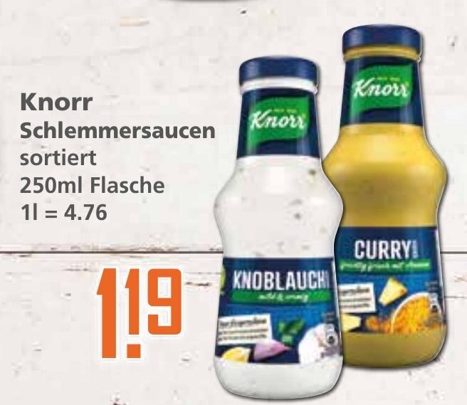 Knorr Schlemmersaucen 250ml Angebot Bei Klaas Und Kock