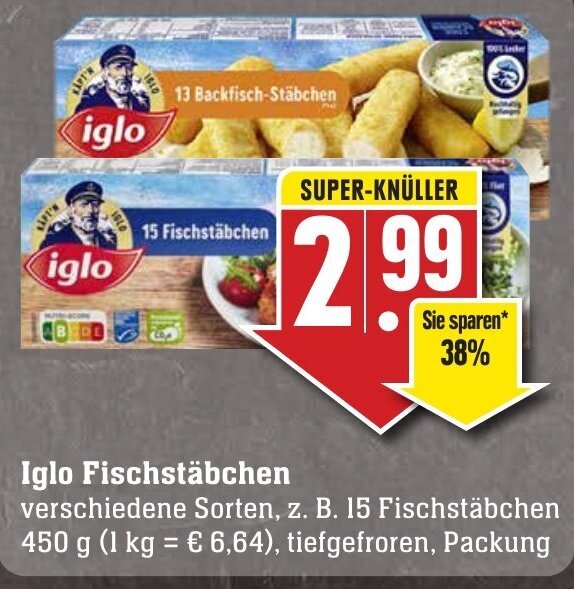 Iglo Fischst Bchen G Angebot Bei Edeka Neukauf