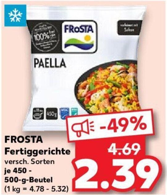 Frosta Fertiggerichte Je G Beutel Angebot Bei Kaufland