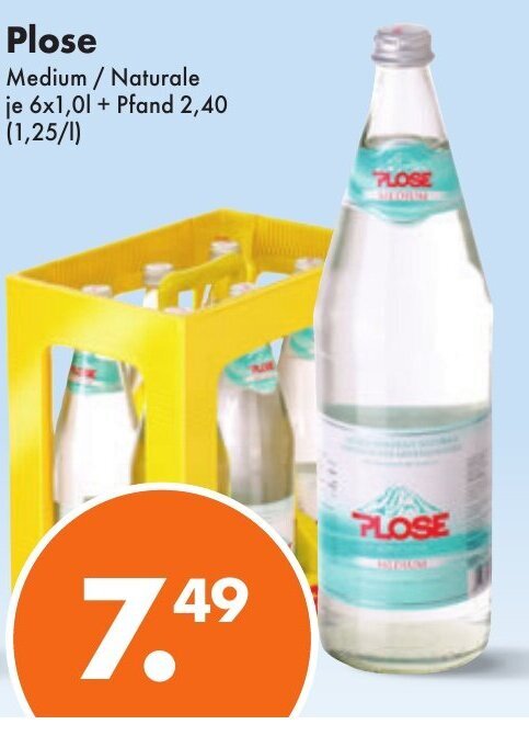 Plose Medium Naturale 6 1L Angebot Bei Trink Und Spare