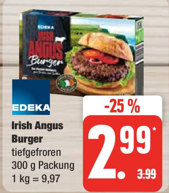 Edeka Irish Angus Burger G Angebot Bei Edeka