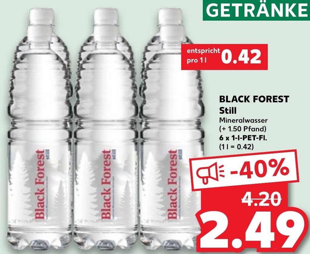 Black Forest Still X L Pet Fl Angebot Bei Kaufland