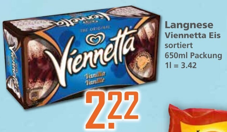 Langnese Viennetta Eis 650ml Packung Angebot Bei Klaas Und Kock