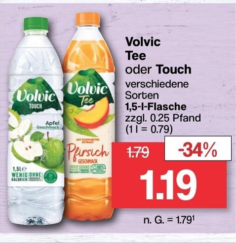 Volvic Tee Oder Touch L Angebot Bei Famila Nord West