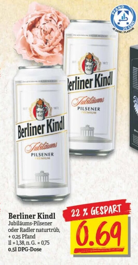 Berliner Kindl 0 5 L DPG Dose Angebot Bei NP Discount