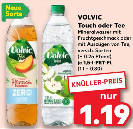 Volvic Touch Oder Tee I Pet Fi Angebot Bei Kaufland