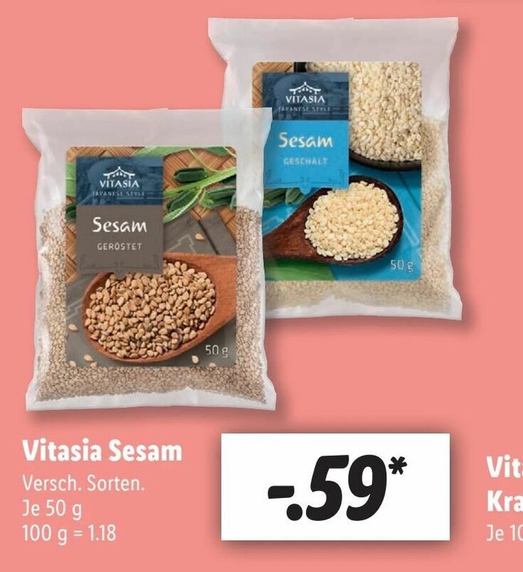 Vitasia Sesam G Angebot Bei Lidl