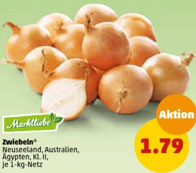 Zwiebeln 1 Kg Netz Angebot Bei PENNY