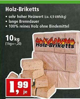 Holz Briketts Angebot Bei Thomas Philipps