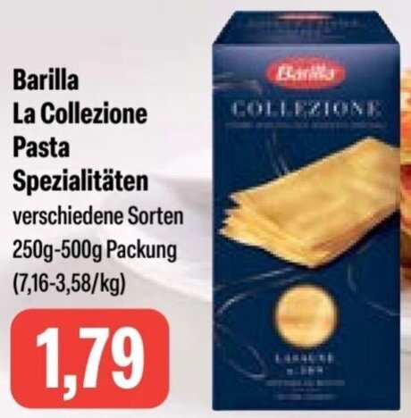 Barilla La Collezione Pasta Spezialit Ten G G Packung Angebot Bei