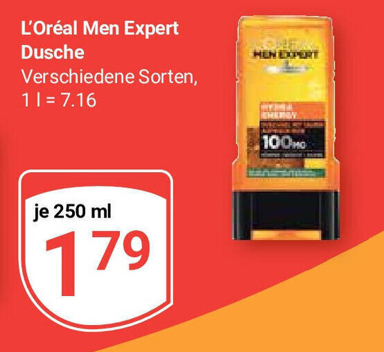 L Or Al Men Expert Dusche Verschiedene Sorten Je Ml Angebot Bei Globus