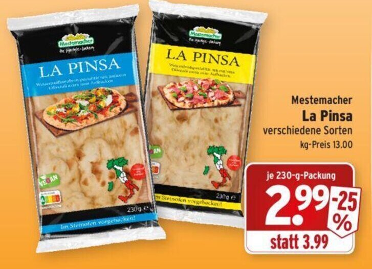 Mestemacher La Pinsa G Packung Angebot Bei Wasgau