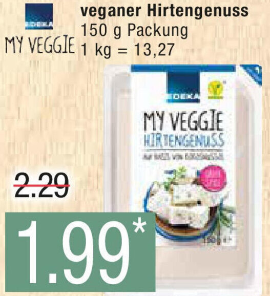 Edeka My Veggie Veganer Hirtengenuss 150 G Packung Angebot Bei Marktkauf