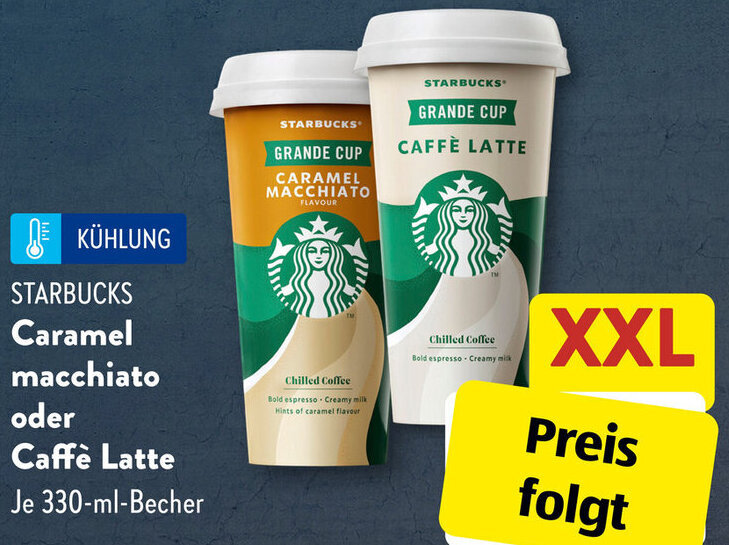 Starbucks Caramel Macchiato Oder Caff Latte Ml Becher Angebot Bei