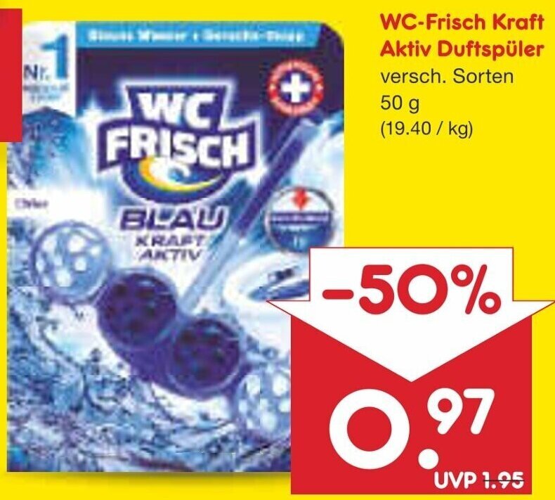 Wc Frisch Kraft Aktiv Duftsp Ler G Angebot Bei Netto Marken Discount