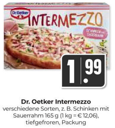 Dr Oetker Intermezzo G Packung Angebot Bei Hieber S Frische Center