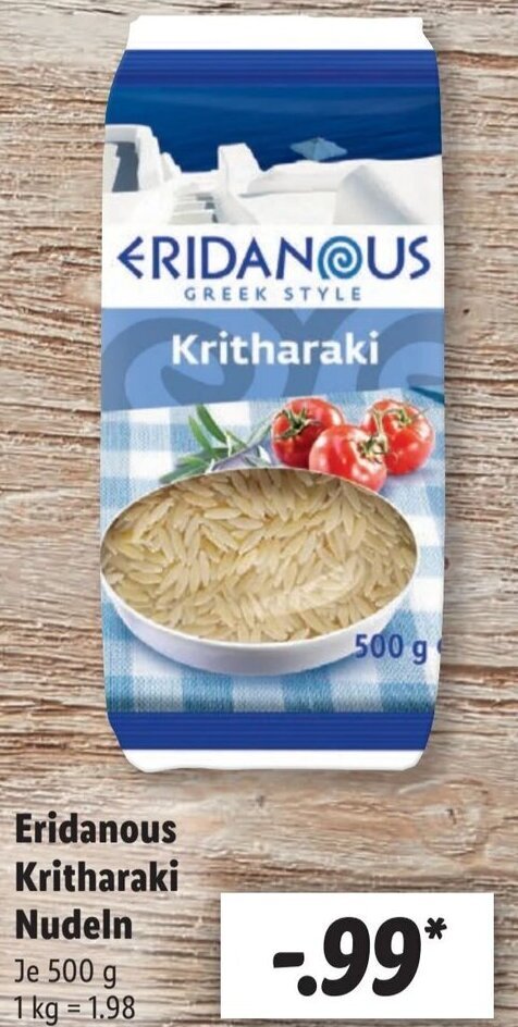 Eridanous Kritharaki Nudeln G Angebot Bei Lidl