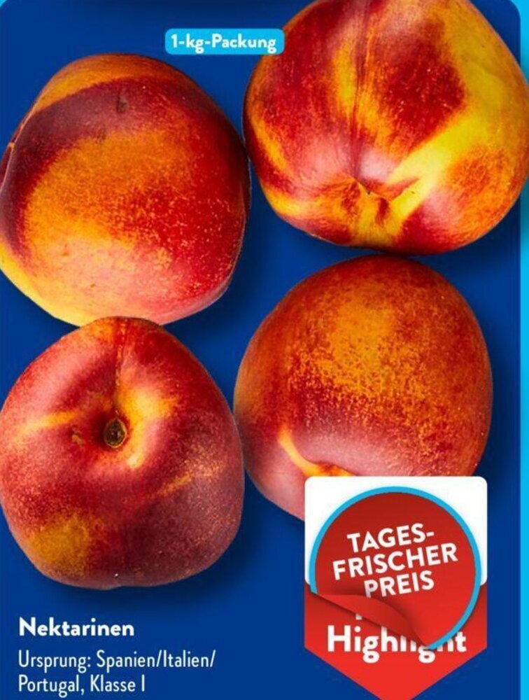 Nektarinen Kg Packung Angebot Bei Aldi S D