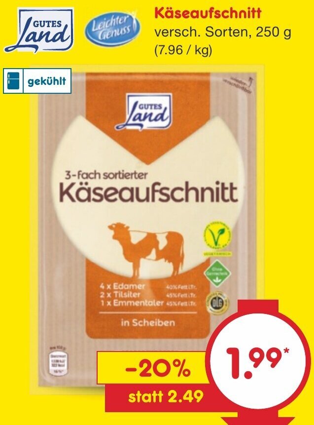 Gutes Land K Seaufschnitt G Angebot Bei Netto Marken Discount