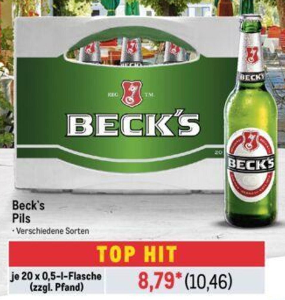 Beck S Pils X L Flasche Angebot Bei Metro