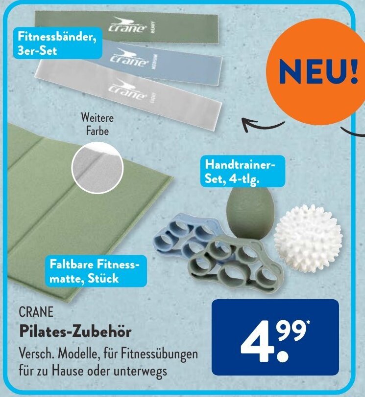 CRANE Pilates Zubehör Angebot bei Aldi Süd