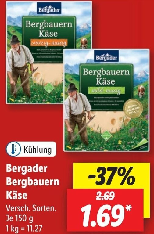 Bergader Bergbauern K Se G Angebot Bei Lidl