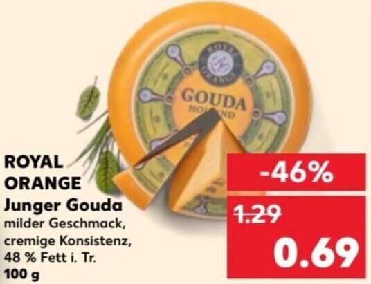 Royal Orange Junger Gouda G Angebot Bei Kaufland