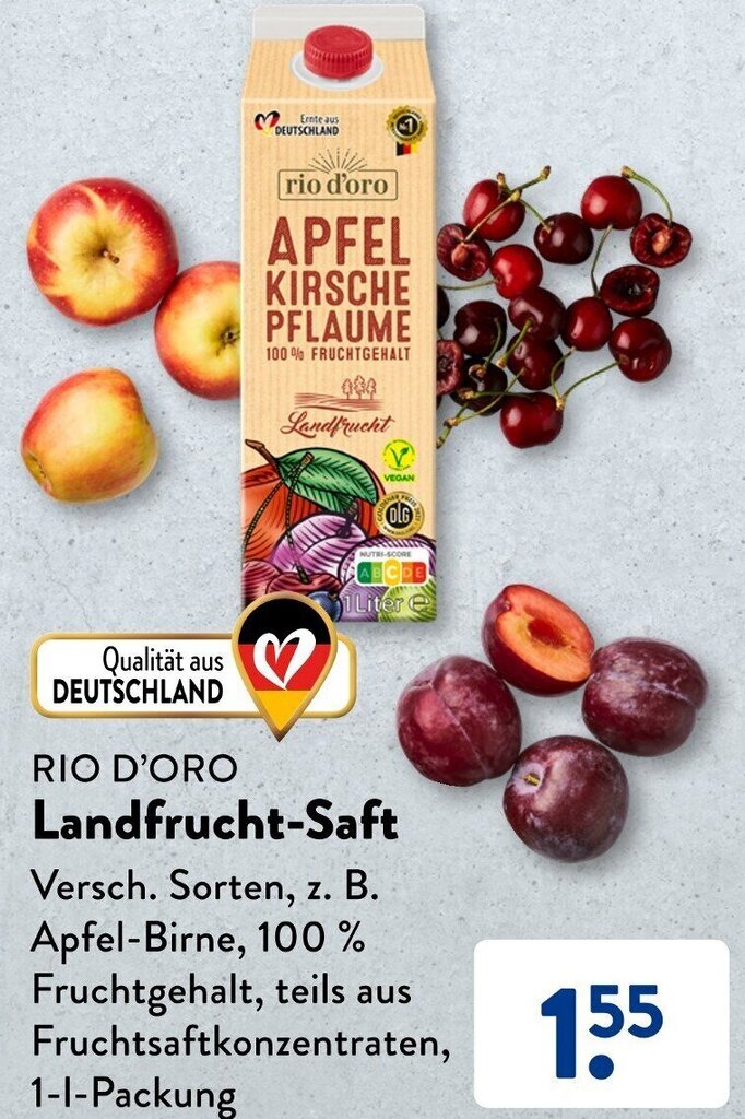 Rio D Oro Landfrucht Saft L Packung Angebot Bei Aldi S D