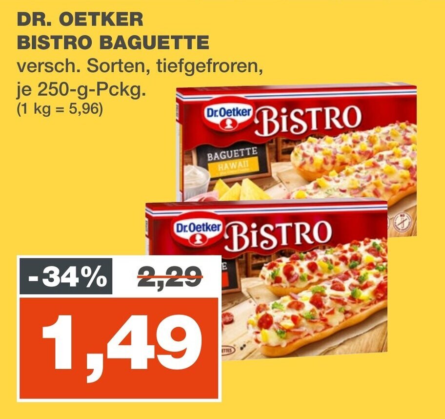 Dr Oetker Bistro Baguette Je G Angebot Bei Mein Real