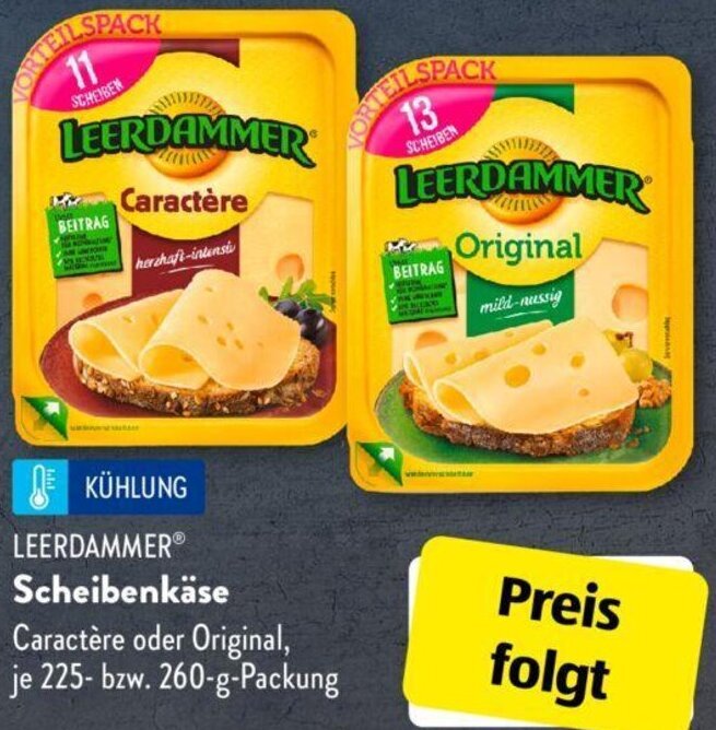 Leerdammer Scheibenk Se Bzw G Packung Angebot Bei Aldi S D