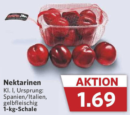 Nektarinen 1 Kg Schale Angebot Bei Combi