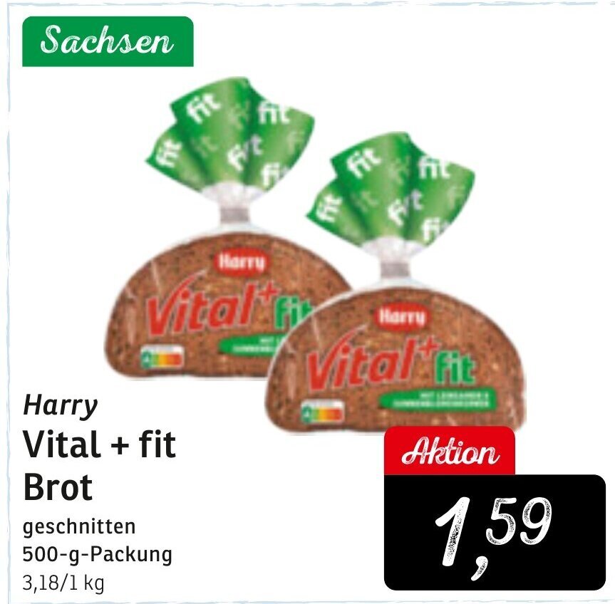 Harry Vital Fit Brot G Angebot Bei Konsum