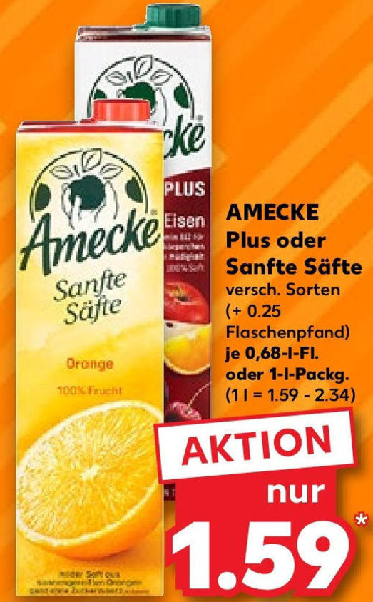 Amecke Plus Oder Sanfte S Fte L Fi Oder L Packg Angebot Bei