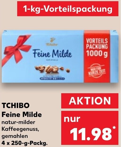 TCHIBO Feine Milde 4 X 250 G Packg Angebot Bei Kaufland