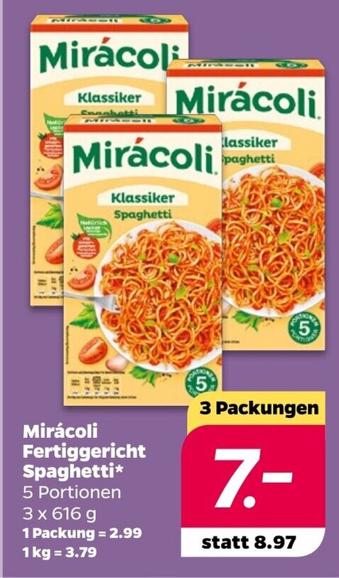 Mir Coli Fertiggericht Spaghetti Packungen Angebot Bei Netto