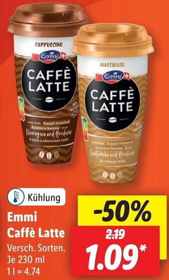 Emmi Caffè Latte 230 ml Angebot bei Lidl