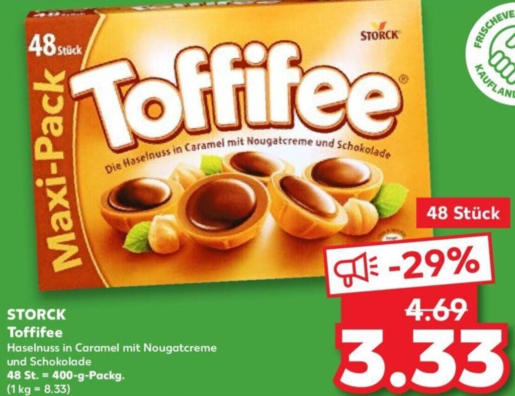 STORCK Toffifee 400 G Packg Angebot Bei Kaufland