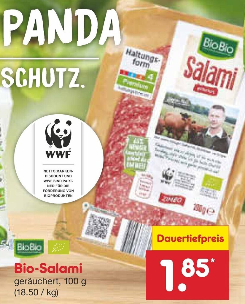 Bio Salami 100 G Angebot Bei Netto Marken Discount