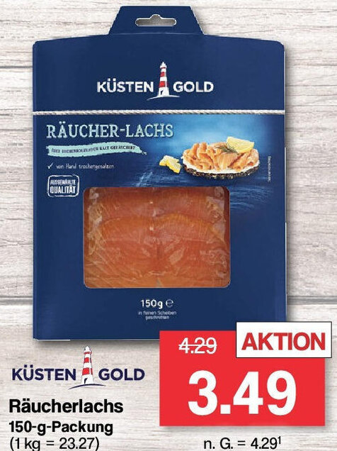 K Sten Gold R Ucherlachs G Packung Angebot Bei Famila Nord West