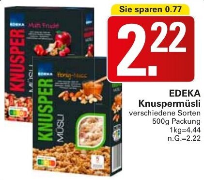 Edeka Knusperm Sli G Packung Angebot Bei Wez