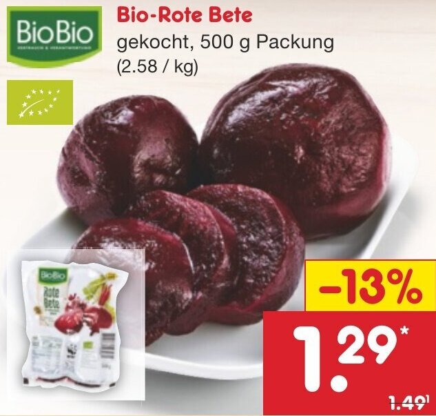 Bio Rote Bete G Packung Angebot Bei Netto Marken Discount