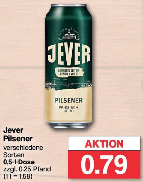 Jever Pilsener 0 5 L Dose Angebot Bei Famila Nord West