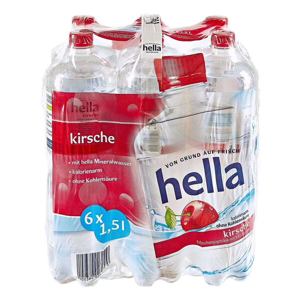 Hella Mineralwasser Kirsche Liter Er Pack Angebot Bei Netto