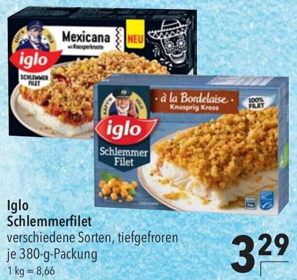 Iglo Schlemmerfilet 380 G Packung Angebot Bei CITTI Markt