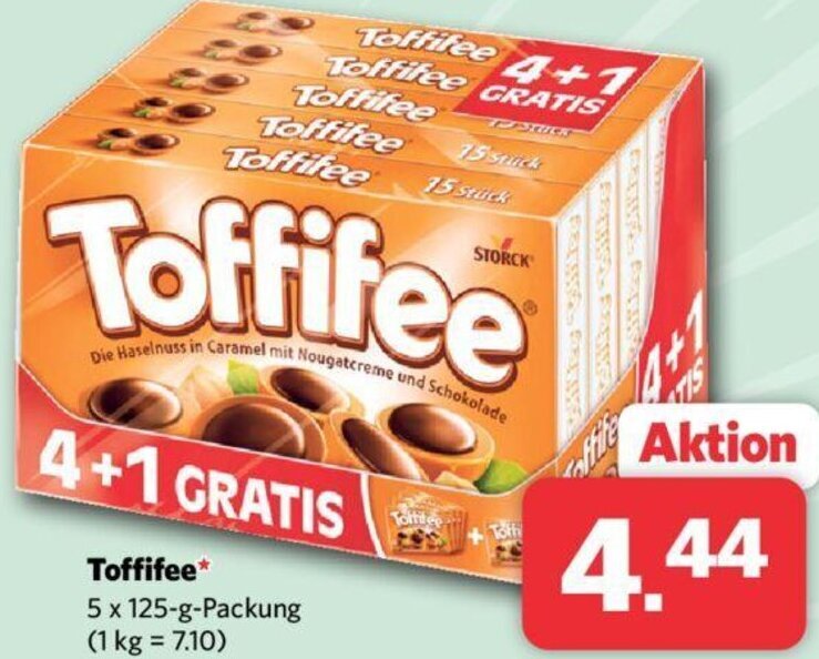 Storck Toffifee 5x125 G Packung Angebot Bei Combi