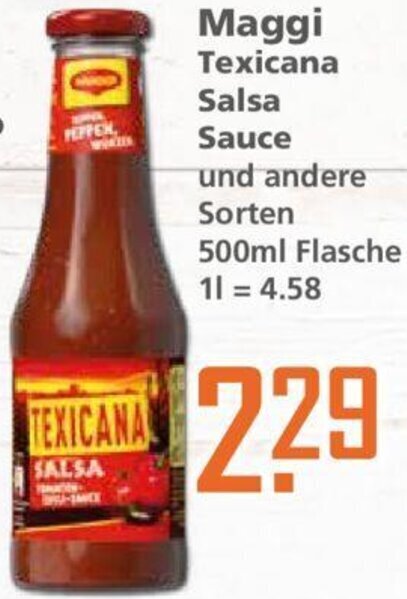 Maggi Texicana Salsa Sauce 500 Ml Flasche Angebot Bei Klaas Und Kock