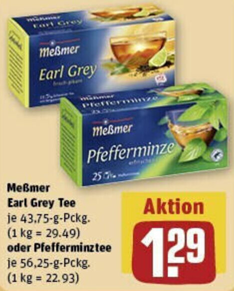 Me Mer Earl Grey G Oder Pfefferminztee G Pckg Angebot Bei Rewe